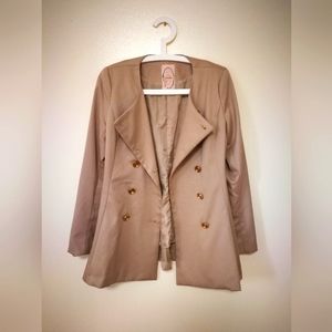 jacket, short trench coat, Korea size small